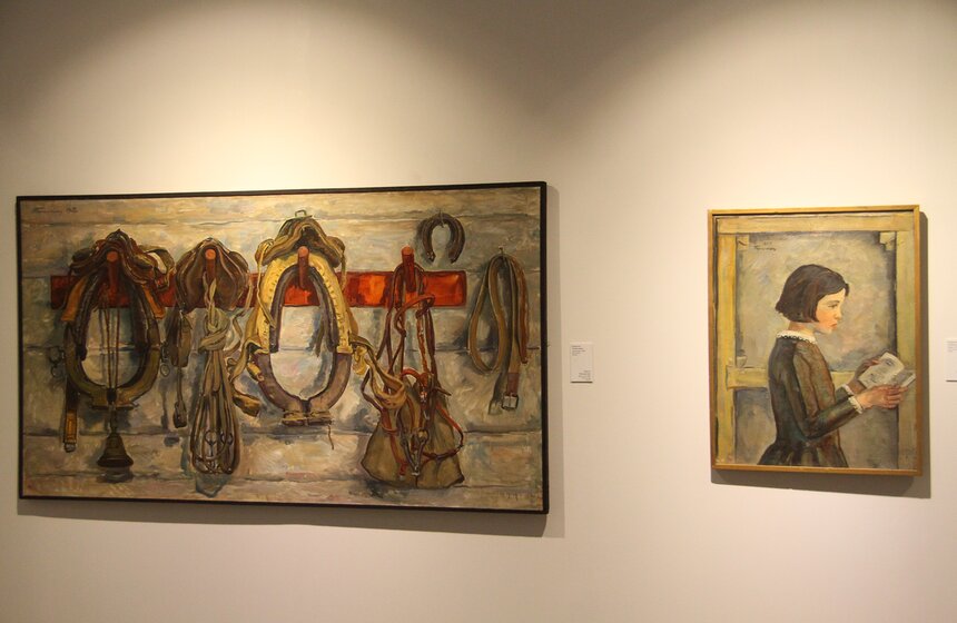 Выставка художников-ветеранов ВОВ в Новом Манеже 11 фото