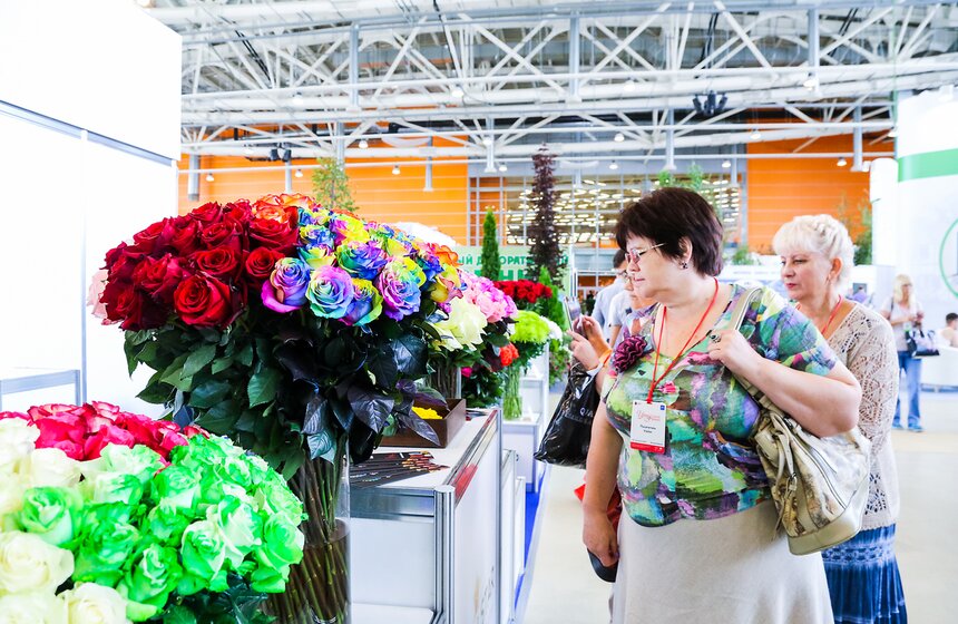 Международная выставка "Цветы-2016" 21 фото