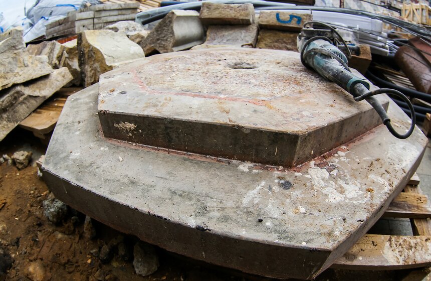 Реставрация фасадов станции метро "Сокол" 14 фото