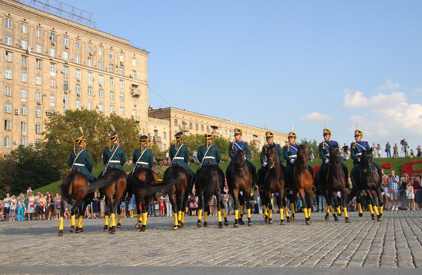 День Государственного флага отметили на Поклонной горе 15 фото