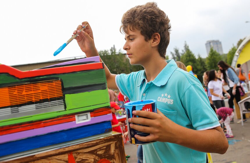 Фестиваль раскрасок "Твори!" в парке Горького 20 фото