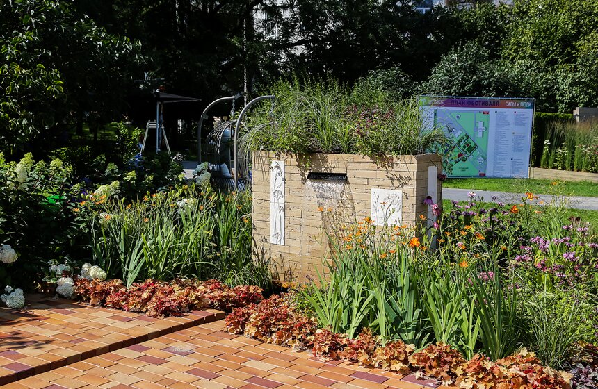 Исторические цветники ВДНХ 30 фото