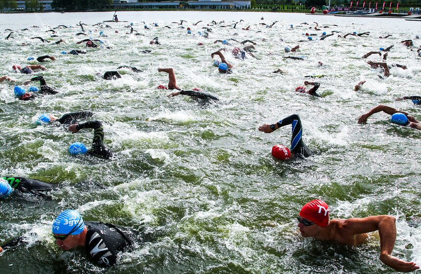 Как прошел этап триатлон-серии Grom в Крылатском 4 фото