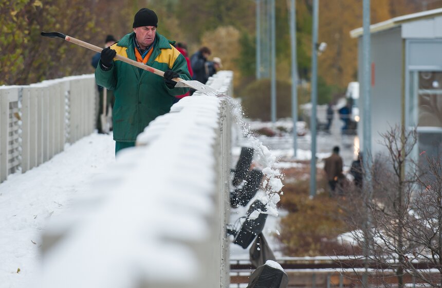 Каток в парке Горького готовят к открытию 6 фото