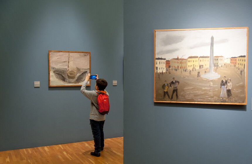 Мединский и Кибовский побывали на запуске "Ночи искусств" 9 фото