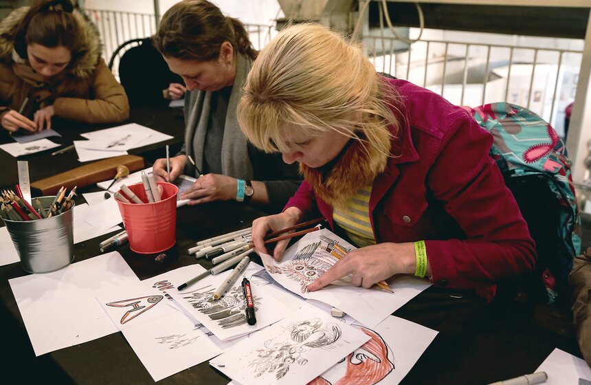 В ARTPLAY проходит фестиваль книжной иллюстрации "Морс" 15 фото