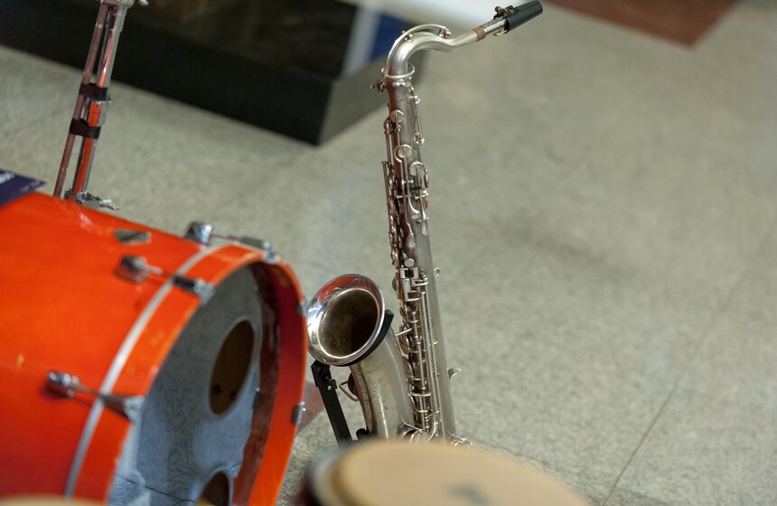 "Ночь искусств" прошла на станции метро "Маяковская" 6 фото