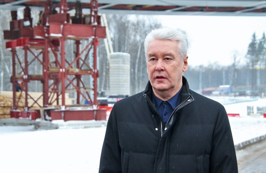 Мэр осмотрел ход строительства дороги Солнцево – Бутово – Видное 14 фото