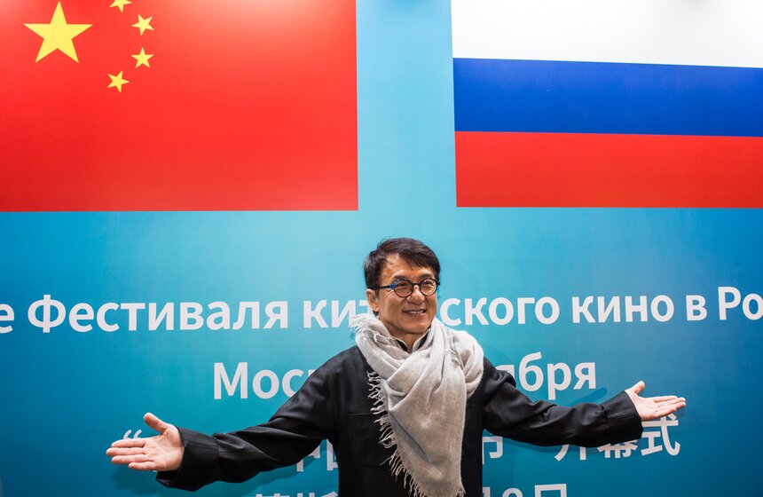 Что делал Джеки Чан в Москве. Фоторепортаж 4 фото