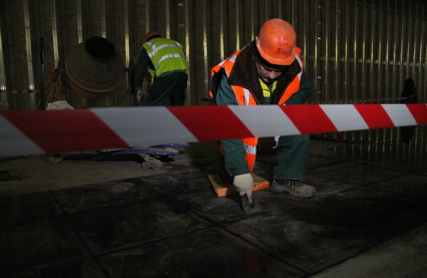 Сергей Собянин осмотрел строящуюся станцию "Ховрино" 12 фото