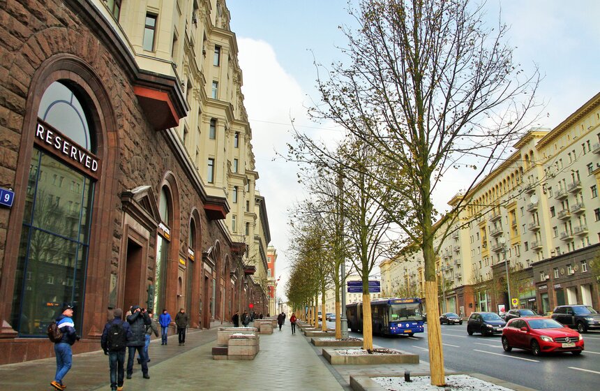 Сергей Собянин осмотрел озелененную Тверскую 15 фото