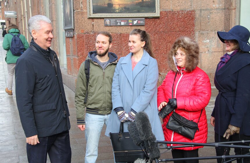 Сергей Собянин осмотрел озелененную Тверскую 10 фото