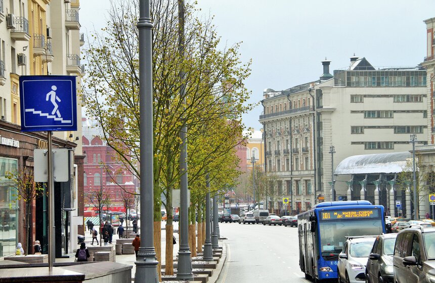 Сергей Собянин осмотрел озелененную Тверскую 14 фото