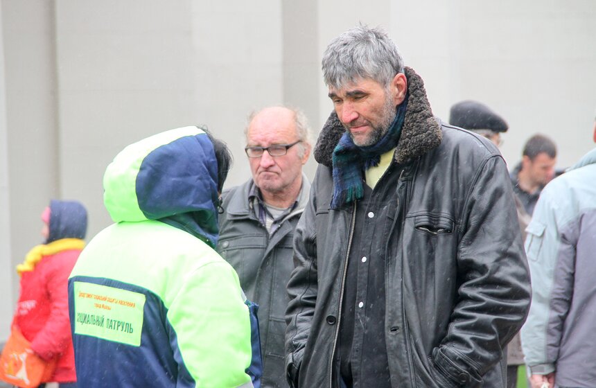 Работа "Социального патруля" в Москве 14 фото