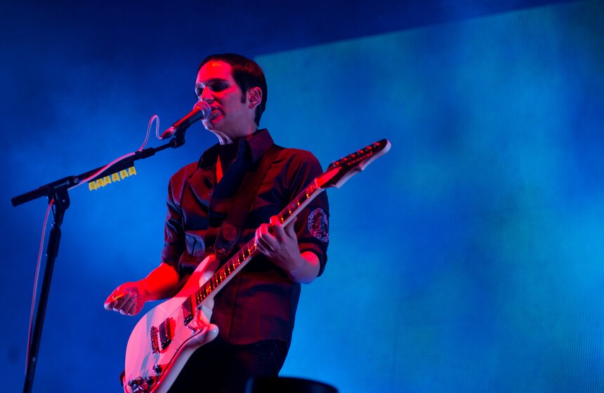 Концерт группы Placebo в СК "Олимпийский" 14 фото