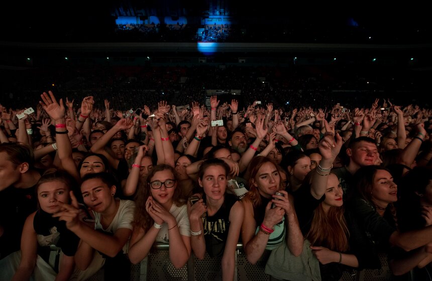 Концерт группы Placebo в СК "Олимпийский" 13 фото
