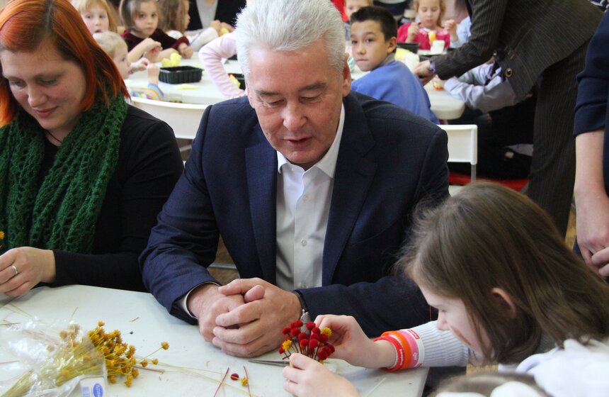 Сергей Собянин посетил центр творчества "На Вадковском" 13 фото