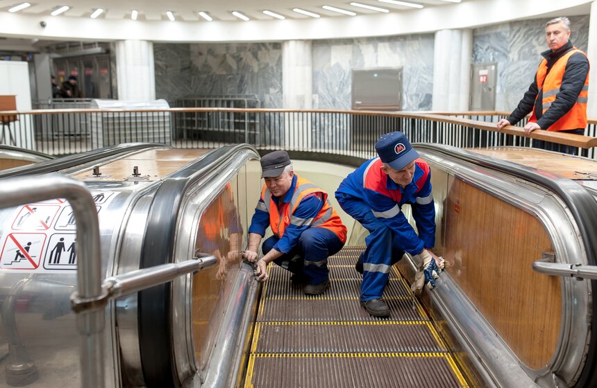 Ремонт Калужско-Рижской линии метро 20 ноября 34 фото