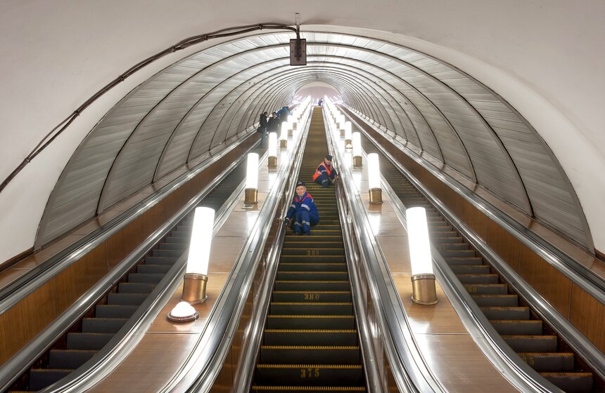 Ремонт Калужско-Рижской линии метро 20 ноября 33 фото