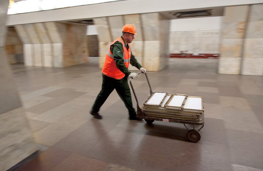 Ремонт Калужско-Рижской линии метро 20 ноября 17 фото