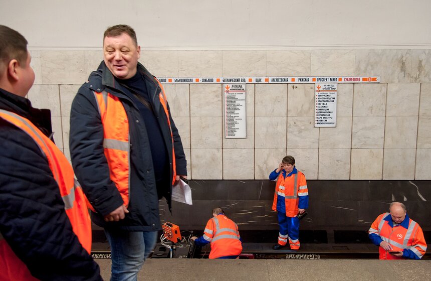 Ремонт Калужско-Рижской линии метро 20 ноября 16 фото