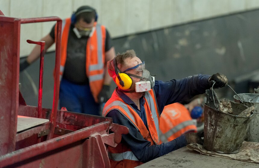Ремонт Калужско-Рижской линии метро 20 ноября 27 фото