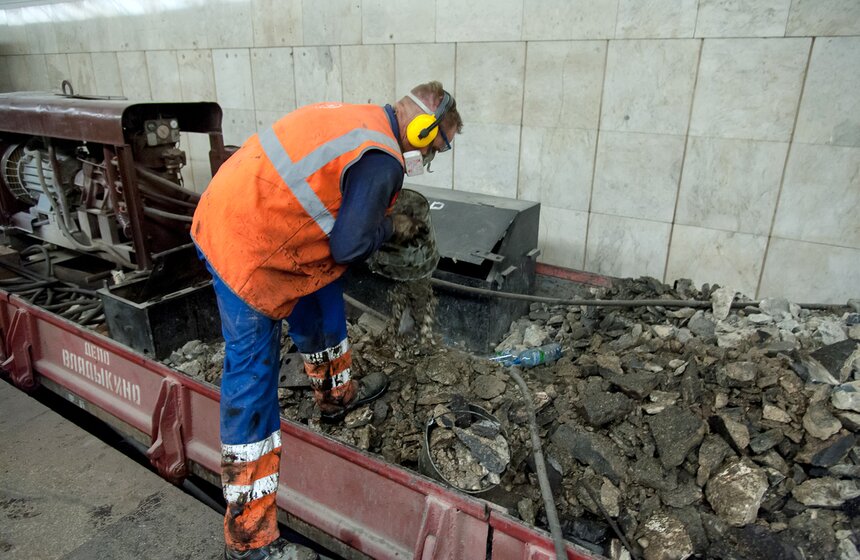 Ремонт Калужско-Рижской линии метро 20 ноября 26 фото