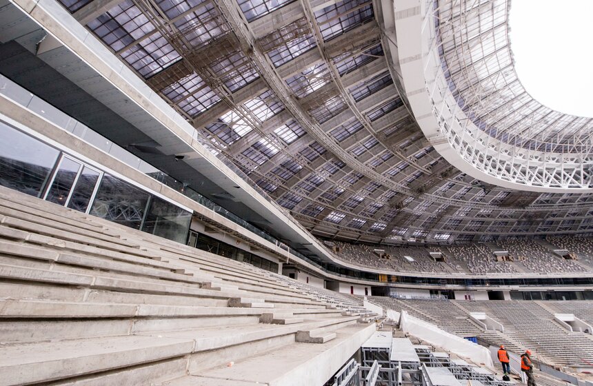 Осмотр хода реконструкции "Лужников" 4 фото