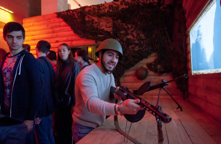 Интерактивная выставка "Война и мифы" в Манеже 15 фото