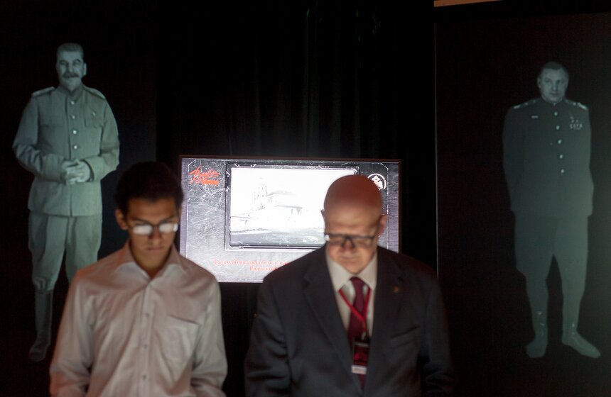 Интерактивная выставка "Война и мифы" в Манеже 28 фото