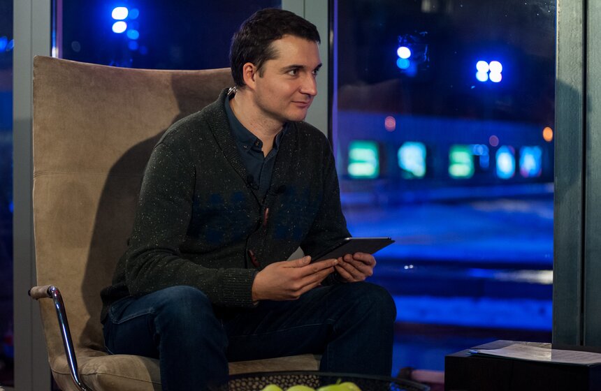 В парке Горького открылась зимняя студия "Москвы 24" 7 фото