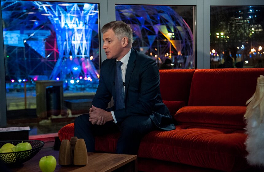 В парке Горького открылась зимняя студия "Москвы 24" 11 фото