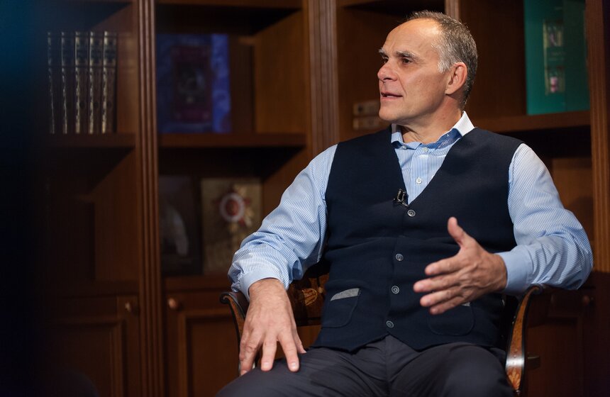 Эцио Гамба на съемках программы "Важная персона" 2 фото