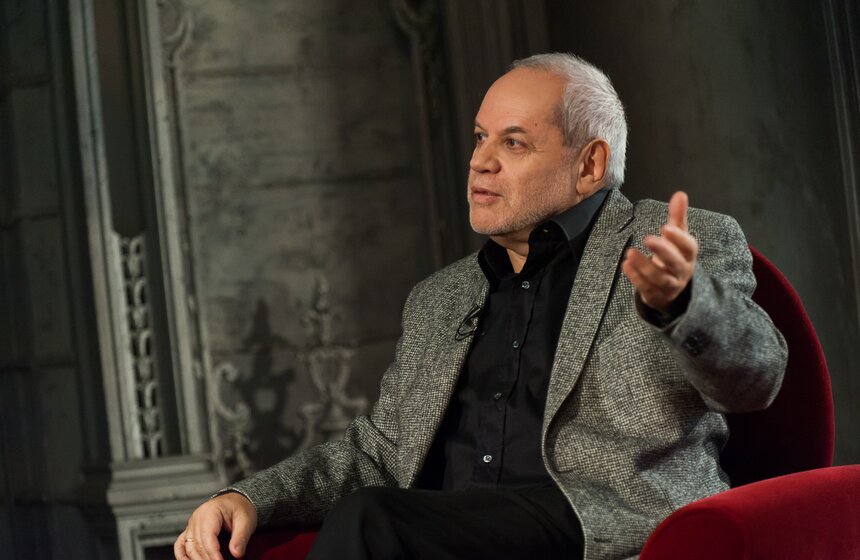 Евгений Бунимович на съемках программы "Важная персона" 3 фото