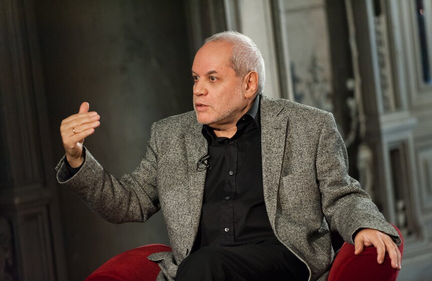 Евгений Бунимович на съемках программы "Важная персона" 14 фото