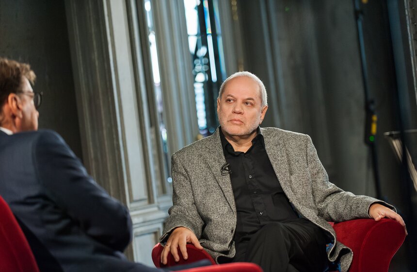 Евгений Бунимович на съемках программы "Важная персона" 9 фото