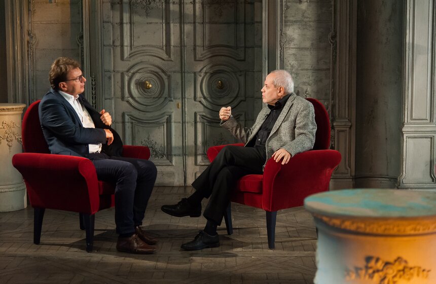 Евгений Бунимович на съемках программы "Важная персона" 13 фото