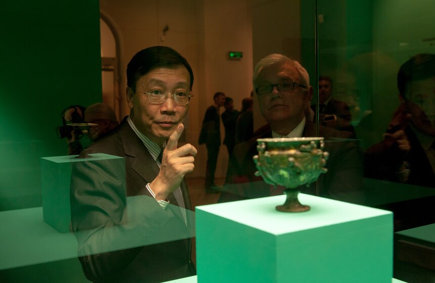 Открытие выставки "Древнее искусство провинции Шаньси" 7 фото