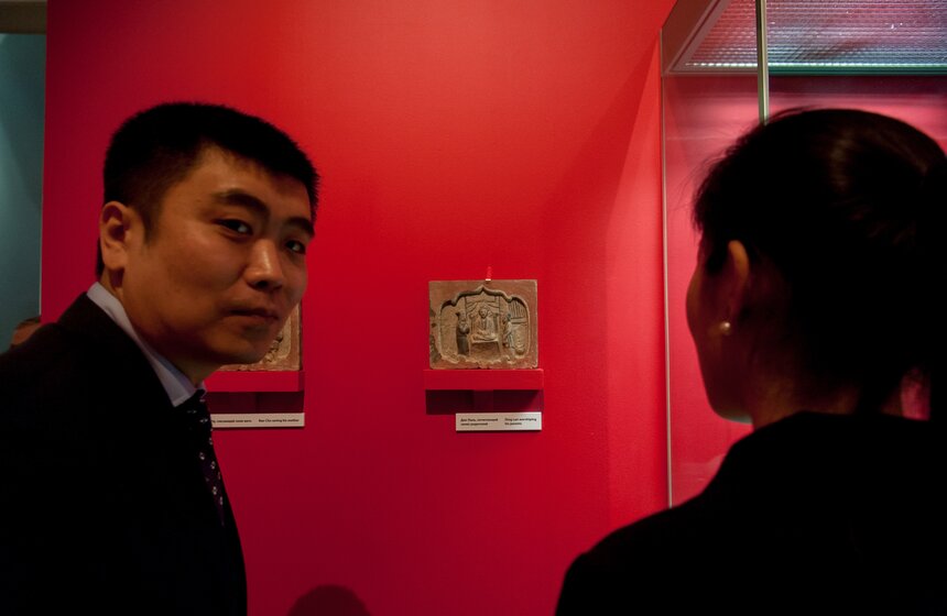 Открытие выставки "Древнее искусство провинции Шаньси" 9 фото