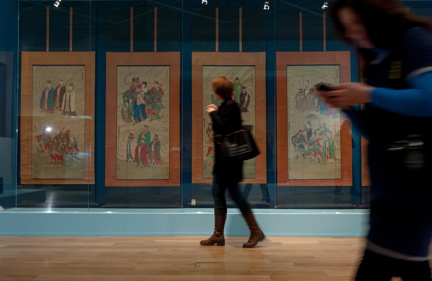 Открытие выставки "Древнее искусство провинции Шаньси" 20 фото