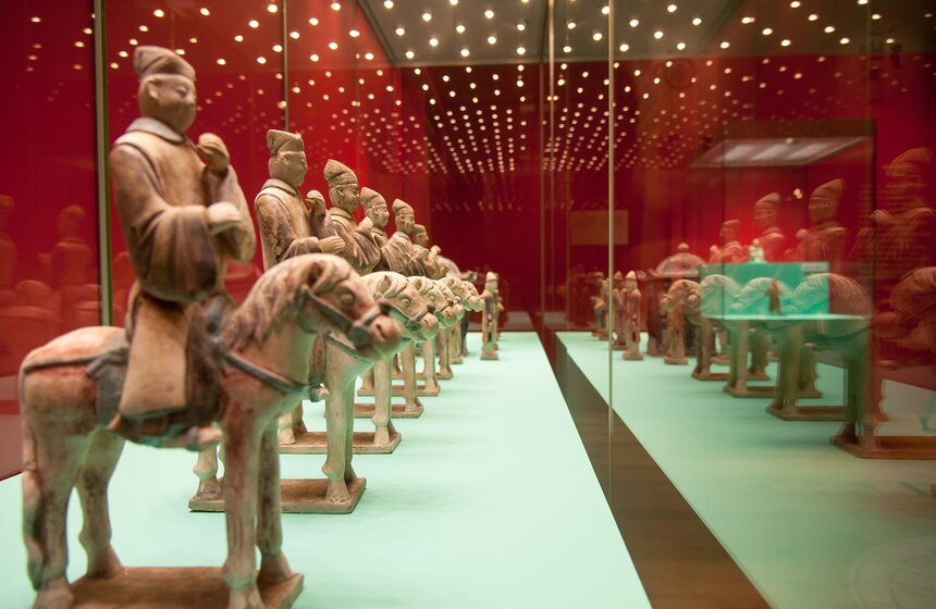 Открытие выставки "Древнее искусство провинции Шаньси" 13 фото