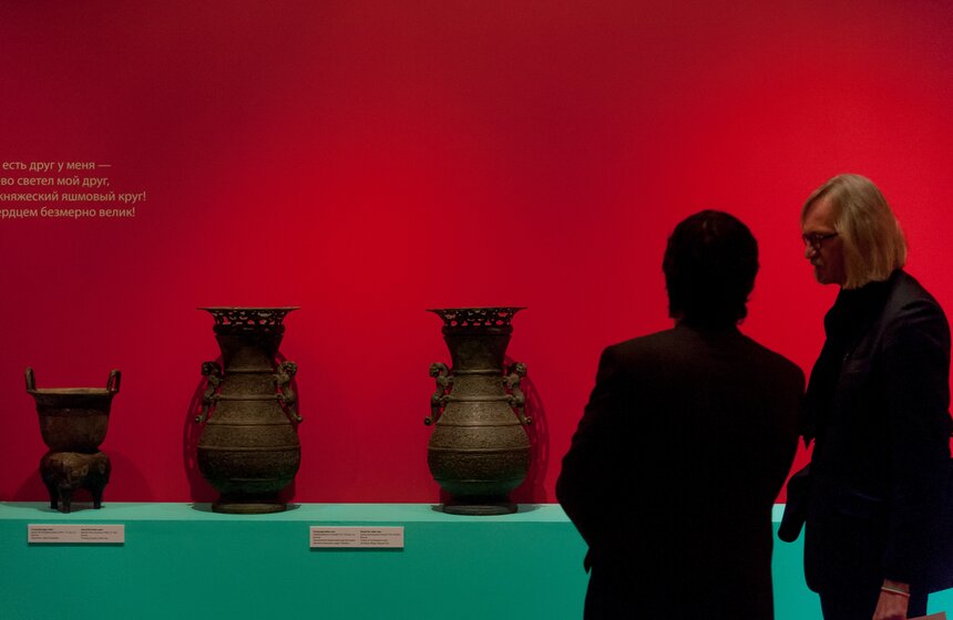 Открытие выставки "Древнее искусство провинции Шаньси" 17 фото