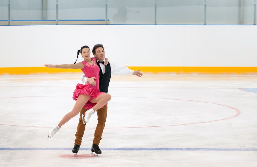 Открытие катка в парке Skazka в Крылатском 10 фото