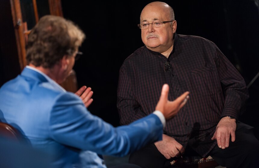 Александр Калягин на съемках программы "Важная персона" 16 фото