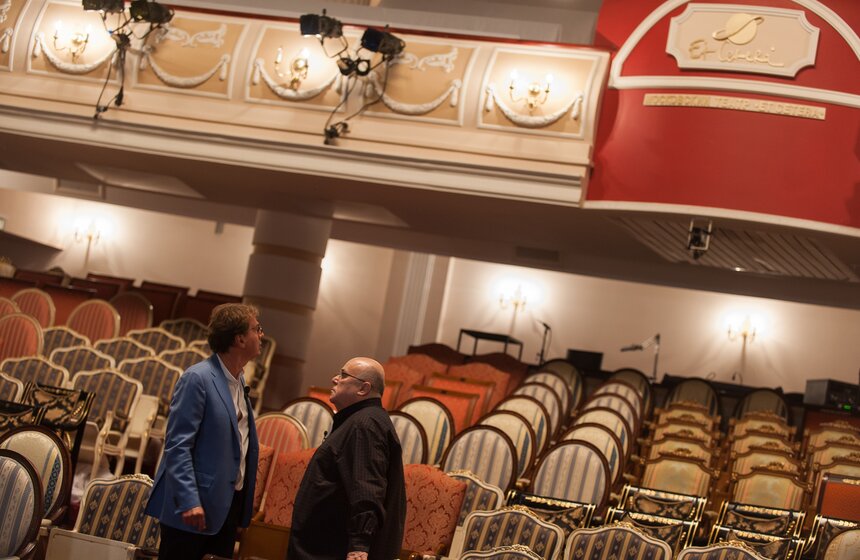 Александр Калягин на съемках программы "Важная персона" 2 фото