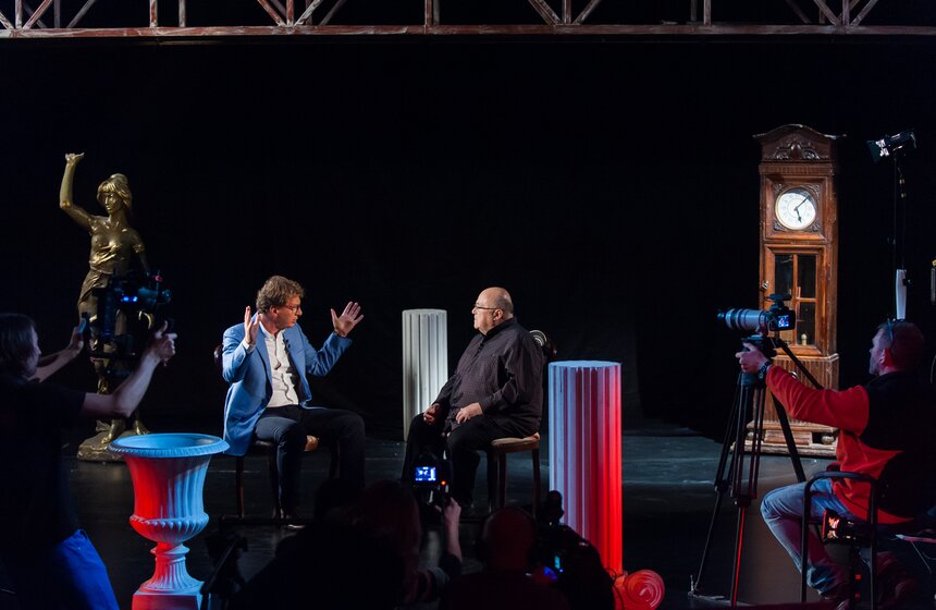 Александр Калягин на съемках программы "Важная персона" 11 фото