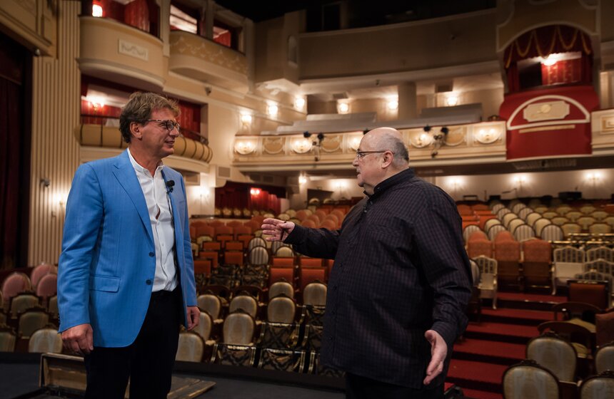 Александр Калягин на съемках программы "Важная персона" 5 фото