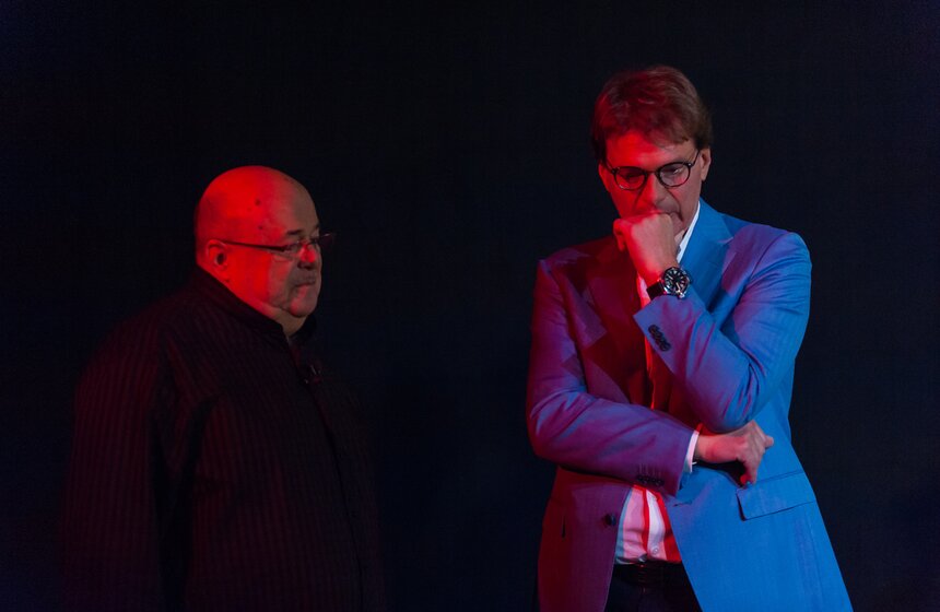 Александр Калягин на съемках программы "Важная персона" 8 фото