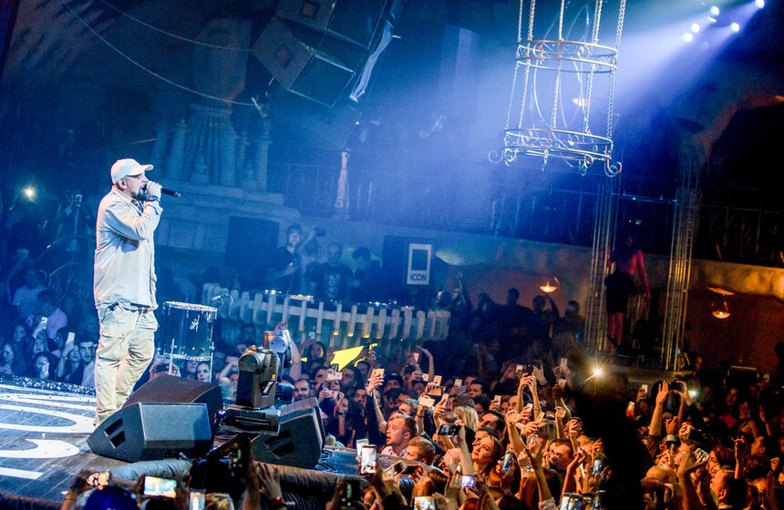 Рэпер Баста поздравил клуб ICON c днем рождения 13 фото