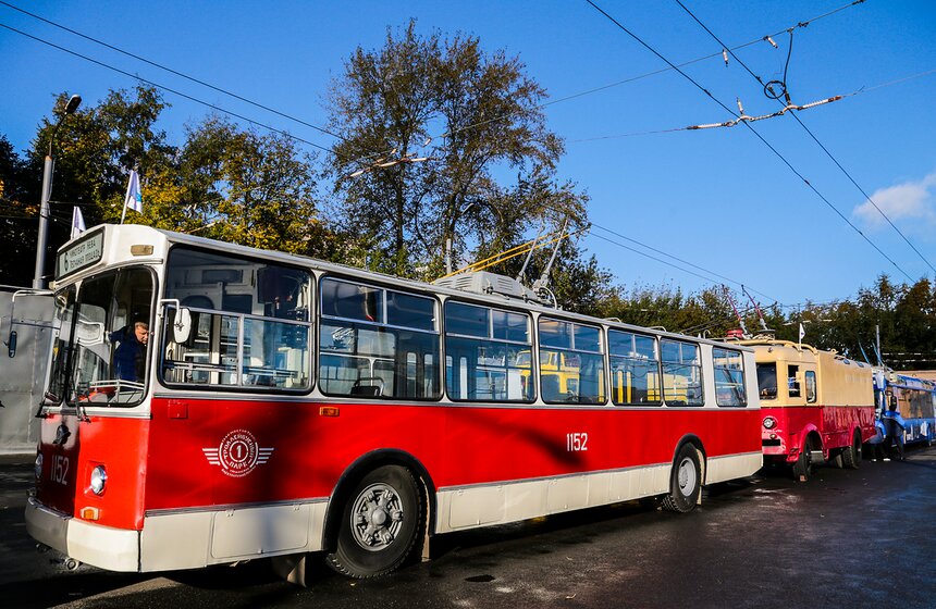 Как прошел Праздник московского троллейбуса 5 фото